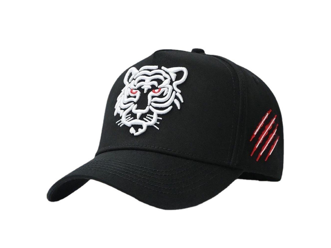 Chapéu De Beisebol Com Bordado De Tigre Animal Protetor Solar Cool Hip Hop Para Homens E Mulheres