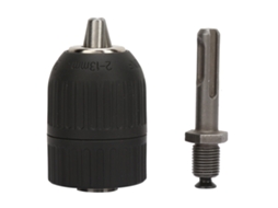 Mandril De Furadeira Sem Chave 2.0-13mm Com Adaptador Sds E Cone 1/2-20unf