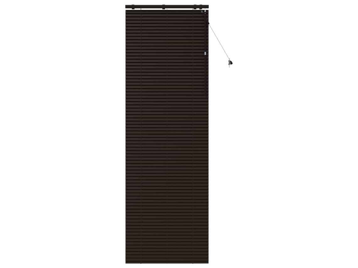 Maison Exclusive - Cortina Veneziana Marrom Escuro 75 X 250 Cm 35 Mm