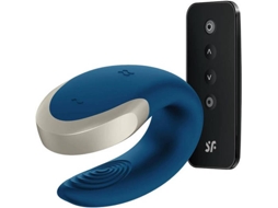 Vibrador - Satisfyer - Double Love - Silicone Macio - Metal Precioso - Conectado
