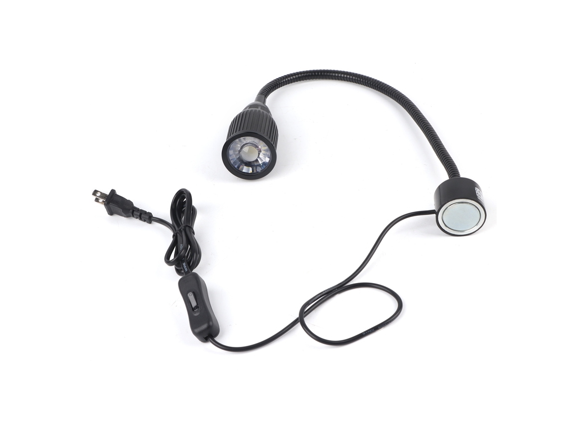 2026 luz Led para Máquina de Costura 12w com Base Magnética Flexível Lâmpada de Trabalho para Mesa de Trabalho Parafuso