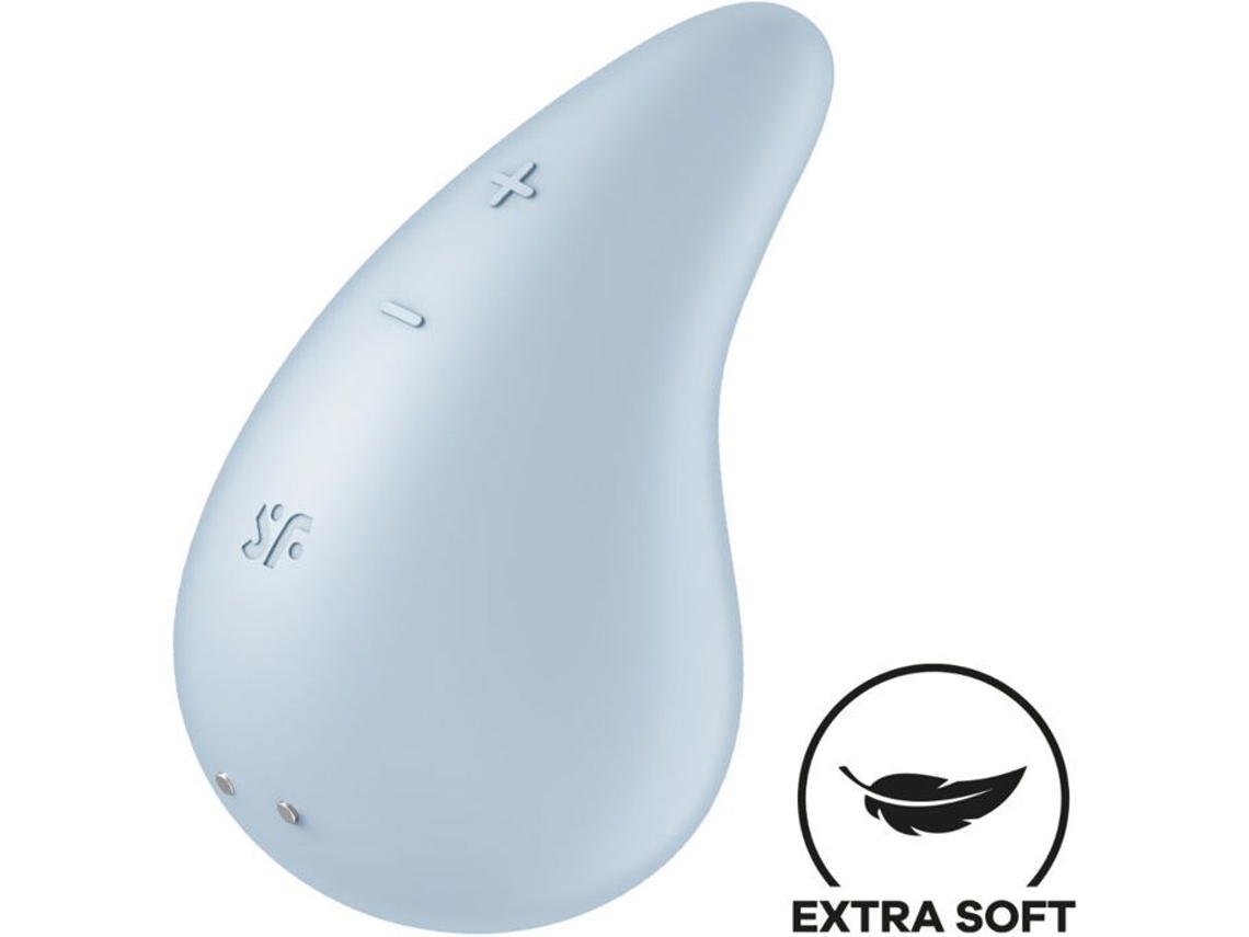 Satisfyer - Vibrador De Gotas De Orvalho Azul -
