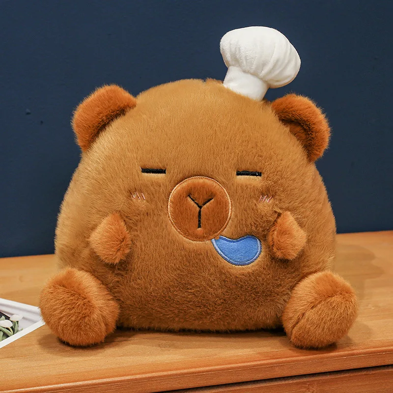 Almofada Capivara para Adultos , Almofada de Encosto Fofa MDUG (30cm)