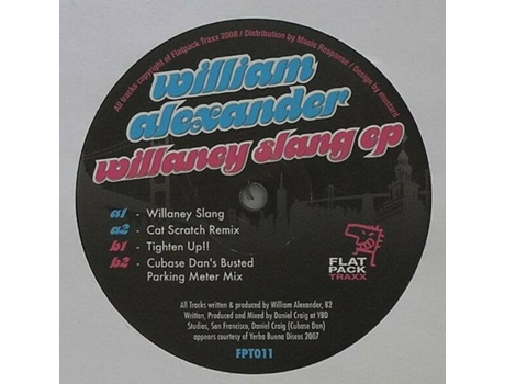 Vinil Willaney Slang Ep Flatpack Traxx
