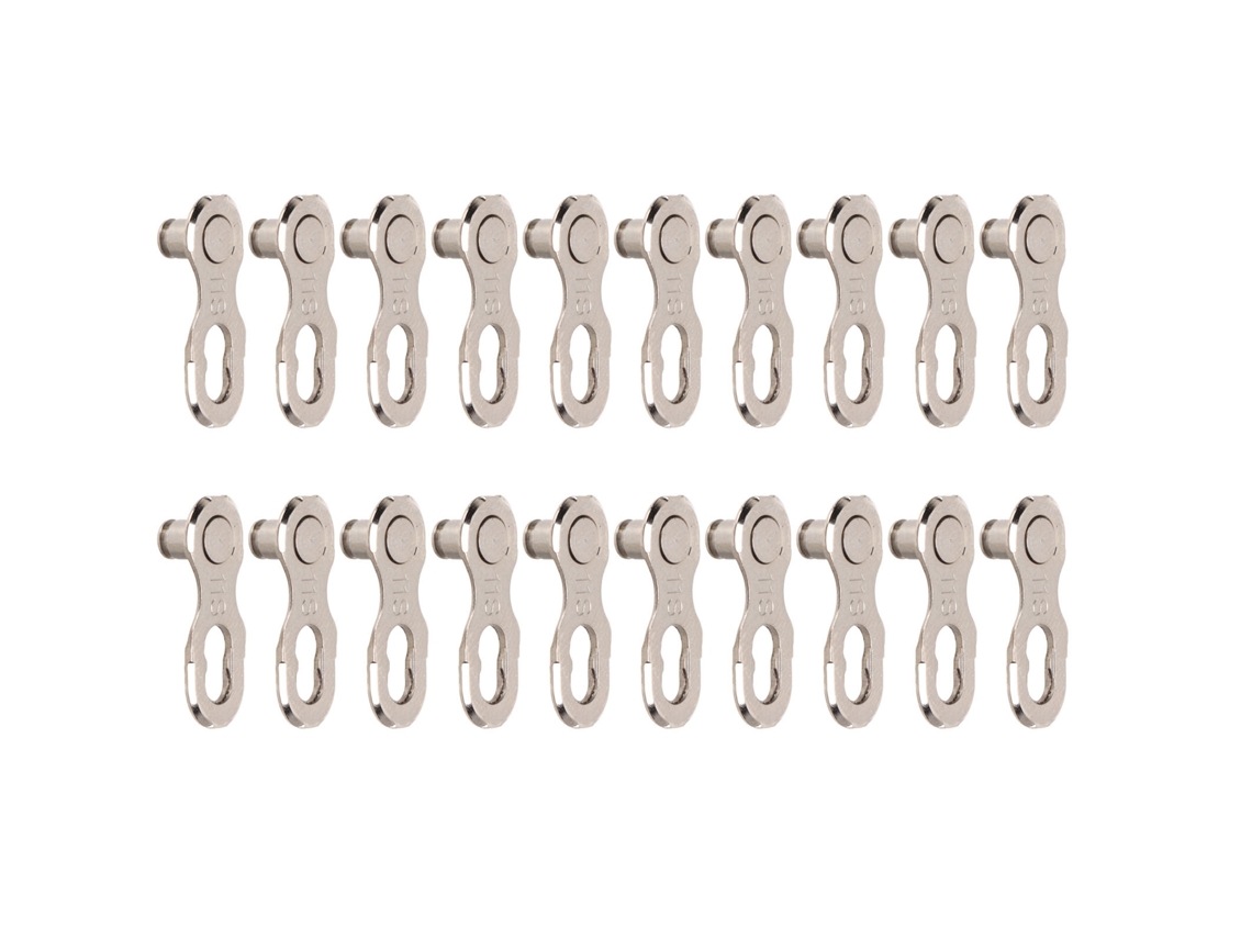 Conector Mali de Corrente, 11 Velocidades, com Liberação Rápida, Ligação de Corrente, 10 Pares, Prata