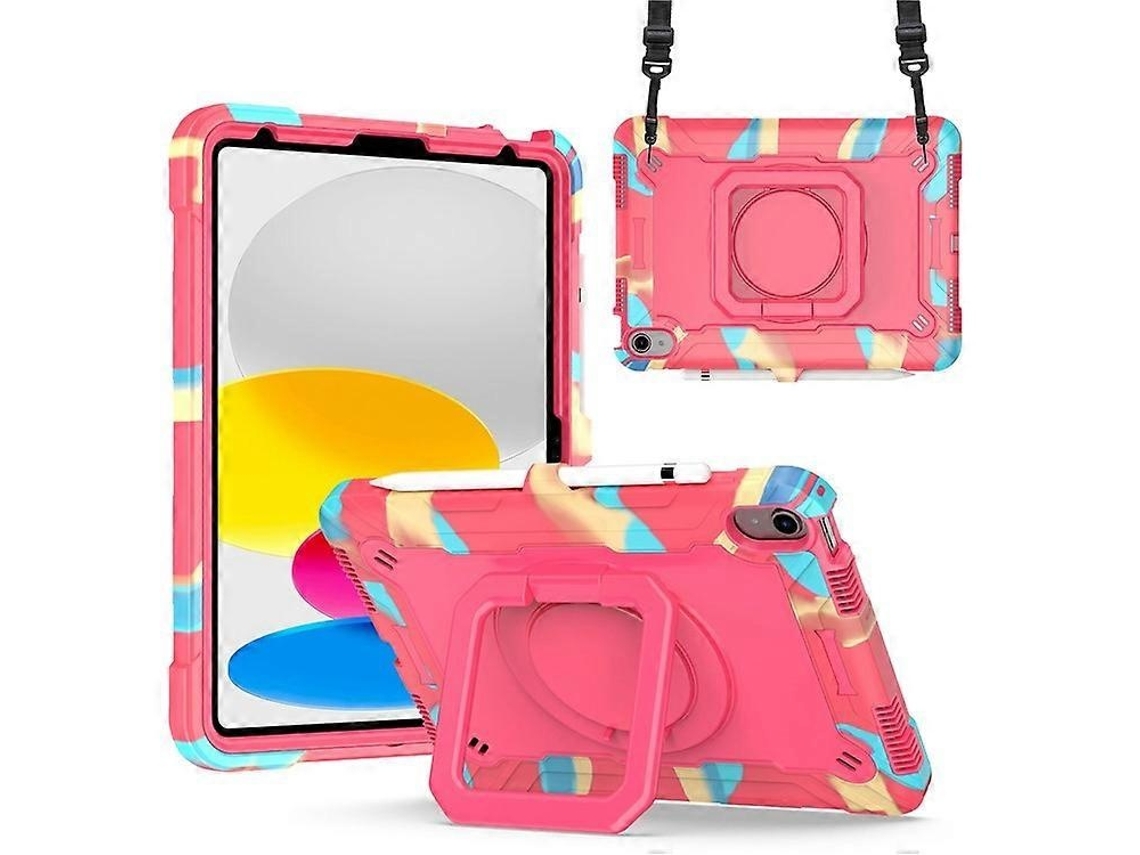 Capa Protetora Em Silicone E Plástico Com Suporte E Porta-caneta Para Ipad 10.9 (2022) Elysve