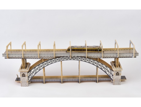 Puzzle 3D TRADEPORTUGAL em Madeira -Ponte Luiz I - Ponte D. Luís I- TradePortugal (Idade Mínima Recomendada: 10 anos - 60 Peças)