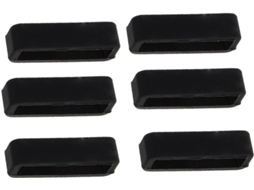 Conjunto De 6 Peças De Aro De Silicone Para Relógios Esportivos, Fechos Para Pulseiras De Relógio, A Gokoco