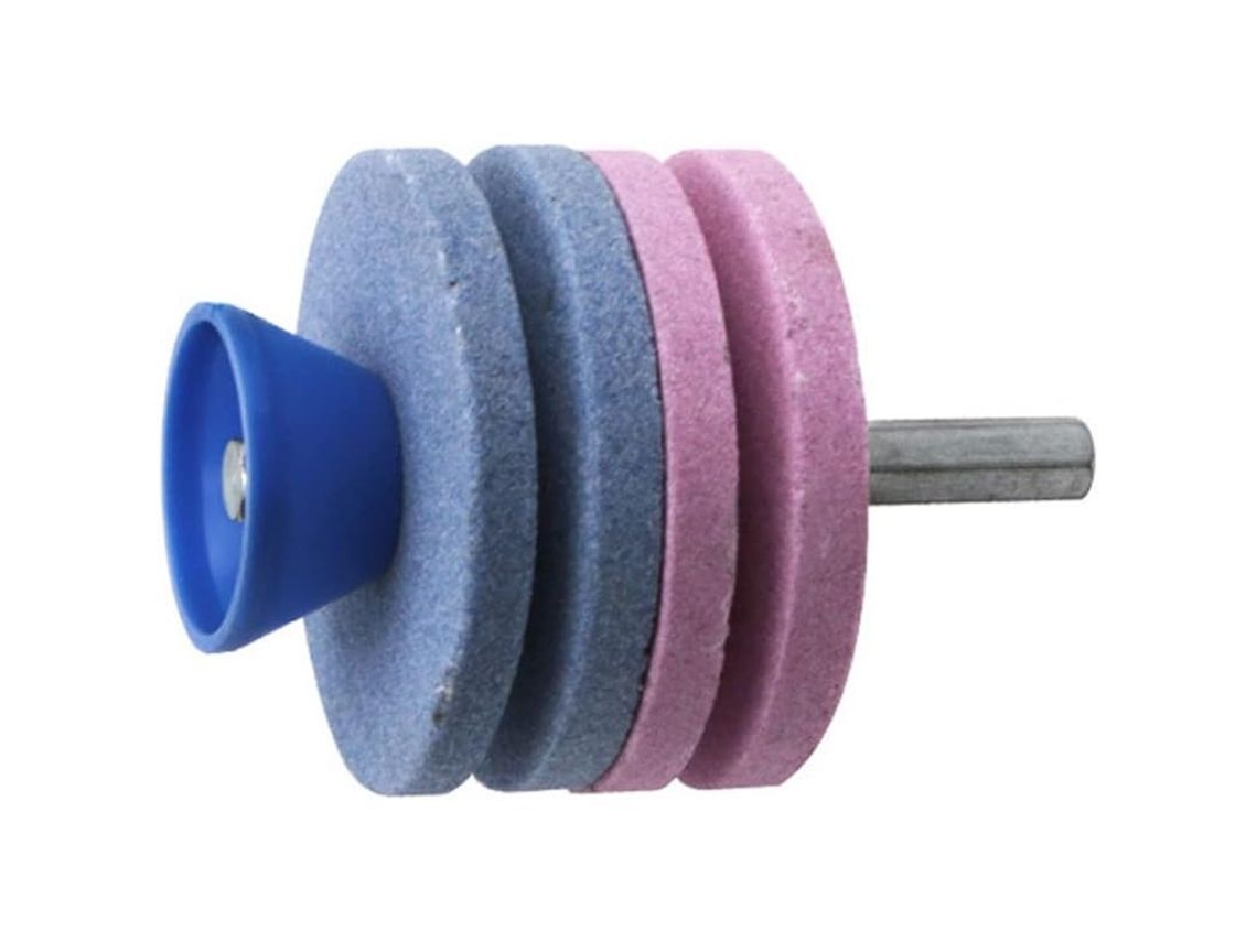 Afilador De Lâminas Para Corta-grama, Afilador De Ferramentas, Ideal Para Furadeira Elétrica E Manual (azul)