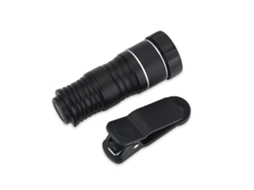 Telescópio Mini Portátil 12x para Celular Prata