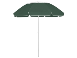 Vidaxl Guarda-sol De Praia 300 Cm Verde