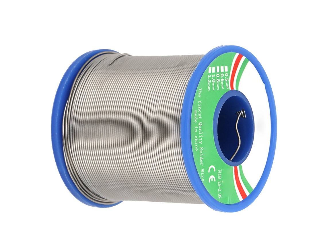 Fio De Solda Eletrónico Laxiscreed 0,8mm Com 40% De Estanho Para Eletrónica