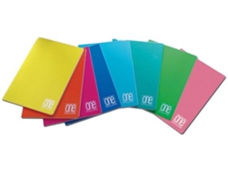 BLASETTI Caderno One Color e Bloco A4 21 Folhas Multicolor