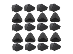 100 Peças De Protetores Canto Triangulares Plástico Para Caixas Papelão, Proteção Completa Dos Cantos, Resistentes Para