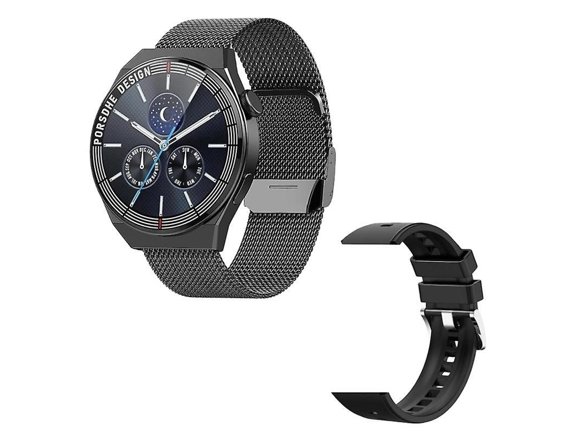 Relógio Inteligente Gt3pro Bluetooth Com Pulseira De Aço