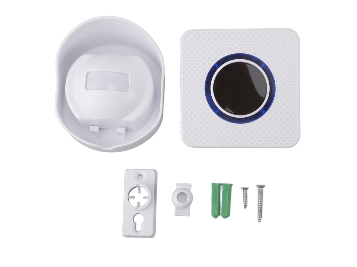 Laxiscreed Campainha Smart Com Volume Ajustável, Vários Toques E Detecção Sem Fio De Longa Distância