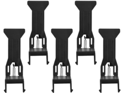 Clips para caixa registradora Lurrose Money, 5 peças, plástico leve, compacto e compacto, ideal para meninas pequenas.