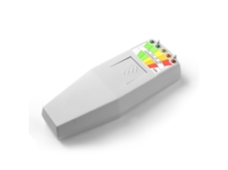 Medidor de Campo Magnético YURU EMF Portátil com 5 LEDs, Detector de Radiação