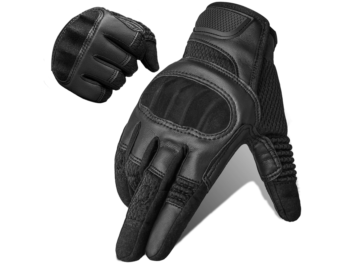 Fietshandschoenen Zwart Ademend Pu Leer Tactical Handschoenen Fietsen Tela Sensível Ao Toque Alferes M ZYBLSSBB