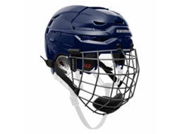 Capacete de Hóquei no Gelo Covert Cf 80 Combo Azul Swarrior
