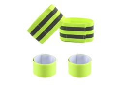Business 4 Peças de Faixas Refletivas para Pulso Braço Tornozelo Perna Equipamento Refletivo para Caminhada Ciclismo Corrida Noturna