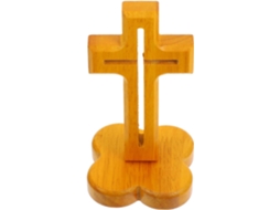 Cruz Magnética Decorativa Compacta E Elegante Ornamento Religioso Para Mesa, Ideal Para Batismo E Decoração De Casa. Gokoco