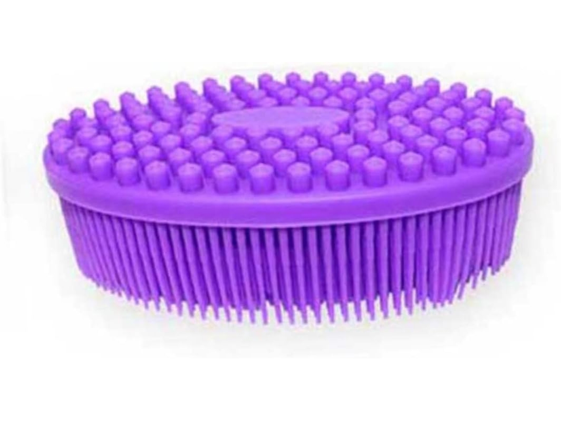 Escova De Silicone Para Banho, Ideal Para Lavar E Massagear Os Cabelos, Sabonete Líquido Suave, Esponja De Banho