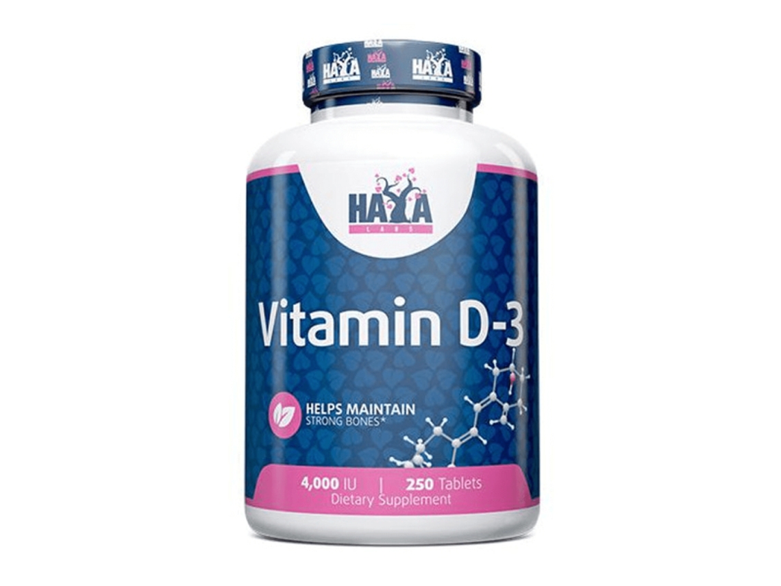 Vitamin D3 4000iu - 250 Tablets De Haya Labs