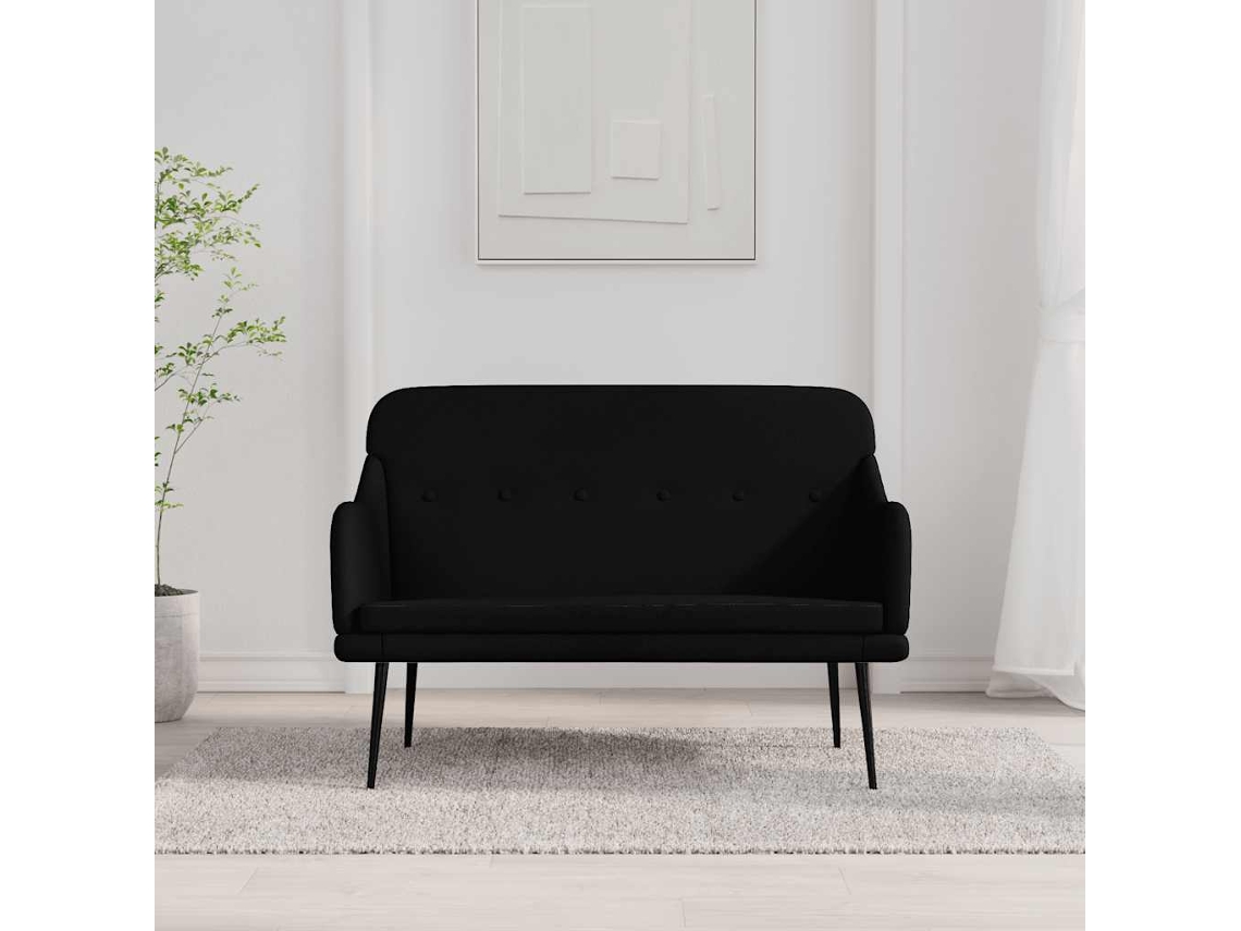 Vidaxl Banco 110x76x80 Cm Tecido Preto