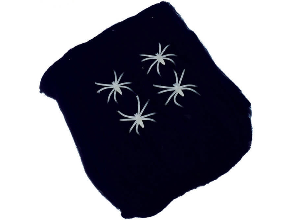 Decorações de Halloween DISFRAZZES Teia de Aranha Preta (60 gr)