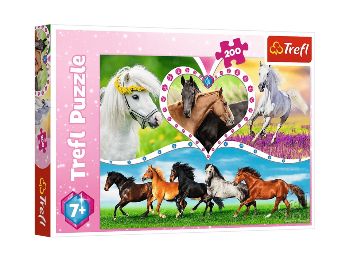 Puzzle 200 Peças Lindos Cavalos Trefl 13248 Trefl Puzzle