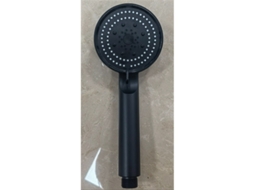 Chuveiro Preto 5 Funções 5 Jatos Alta Pressão Compacto 8x24cm VOLTEDGE