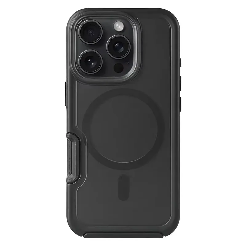 (preto, Iphone 16 Pro) Capa Magnética Fosca Para Celular, Compatível Com Carregamento Sem Fio.