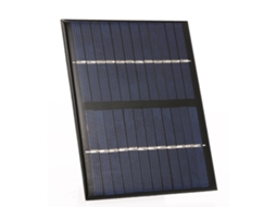 Carregador Solar 1.5w 12v com Clip de Jacaré Primerox