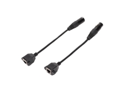 Cabo Xlr3 Para Rj45 2pcs Plug And Play Fêmea 3 Pinos Para Strip Led Estúdio De Gravação