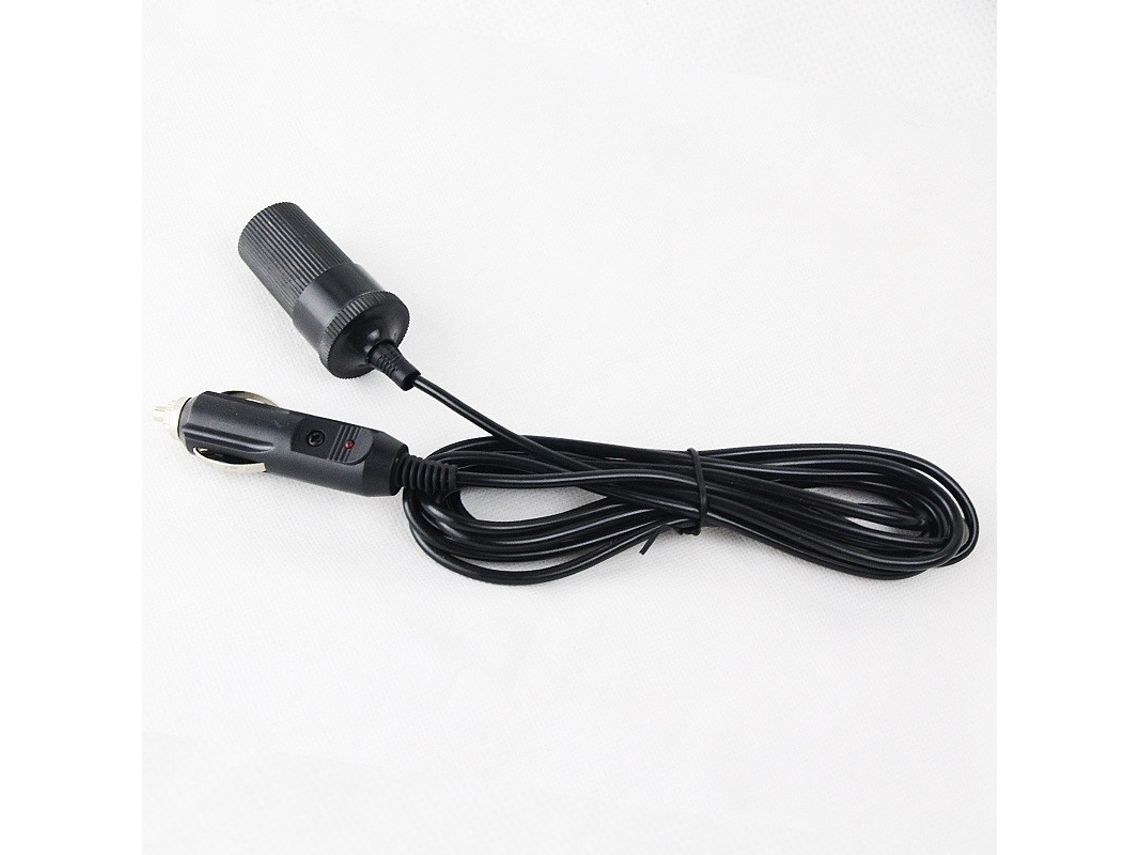 Cabo Extensão 12v 280cm para Isqueiro Carro Fêmea ZYBLSSBB