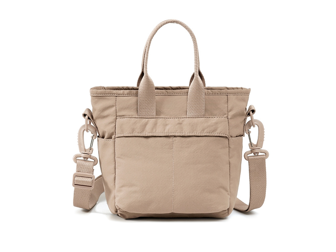 Bolsa de Nylon Grande com Capacidade para Transporte, Que Pode Ser Usada como Bolsa de Ombro Ou Transversal. tamanho Pequeno 35626 Cáqui YUNZII