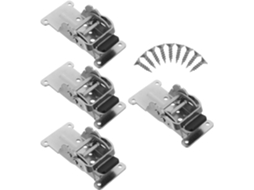 Supvox Conjunto De 4 Dobradiças Mesa Com Travamento Em Aço Inoxidável Reforçado E Acionamento Automático Por Mola