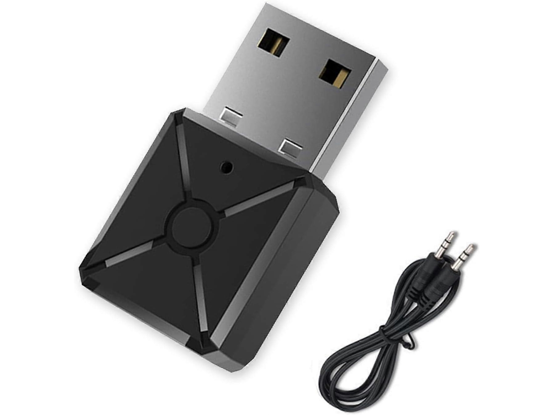 Transmissor E Receptor Bluetooth Usb, Transmissor 2 Em 1 Com Áudio De 3,5 Mm, Adaptador Bluetooth 5.0