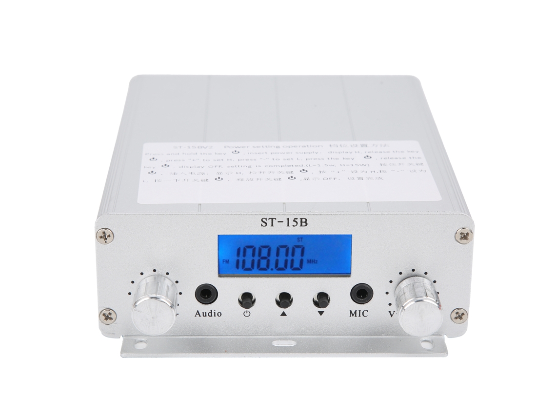 Laxiscreed Transmissor Fm 87-108mhz Para Rádio, Alta Qualidade E Compatível