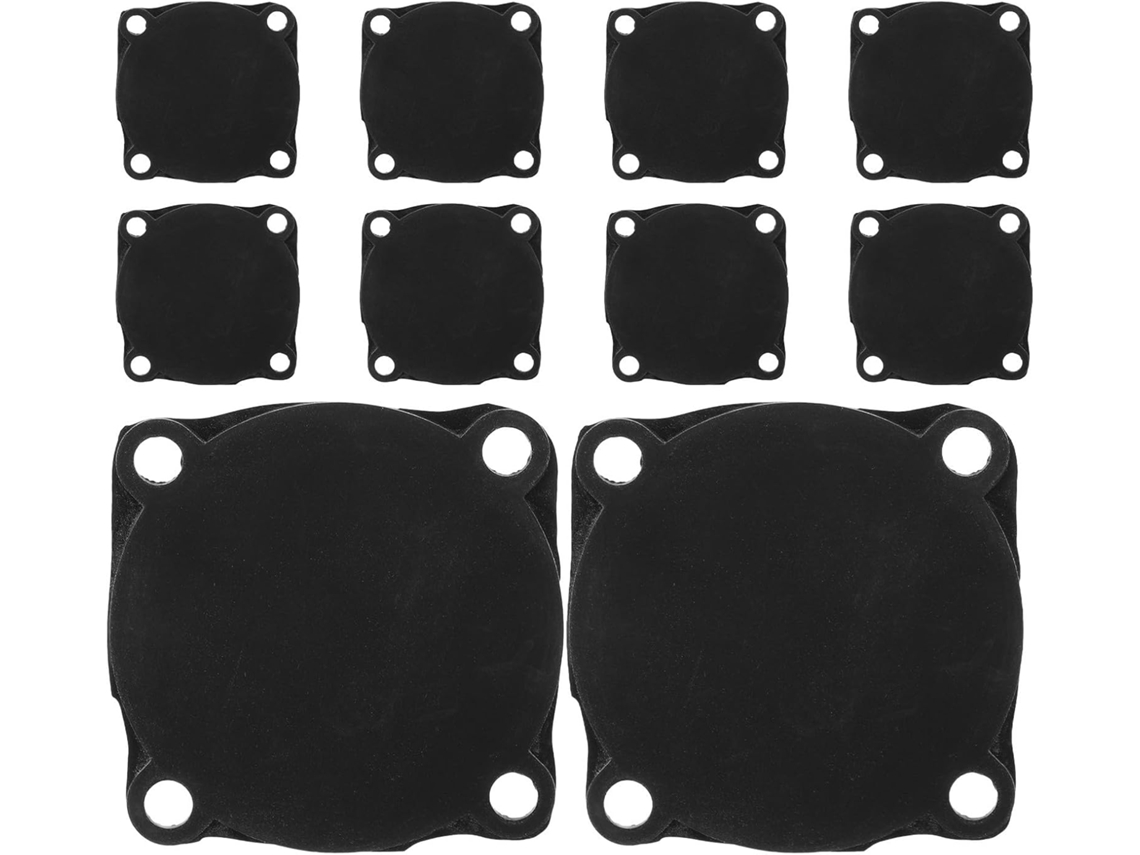 Conjunto De 10 Almofadas De Borracha Para Reparo Do Diafragma Do Compressor De Ar, Para Pressostato Gokoco