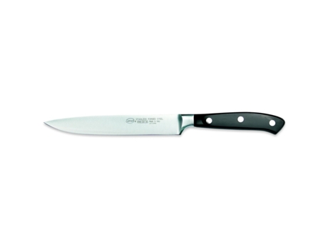 Faca De Cozinha Ergoforge, Aço, Preto, 2,3x6x40 Cm, Sanelli