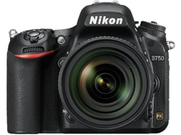 Máquina Fotográfica NIKON D750 + AF-S NIKKOR 24-120mm (Full-Frame)
