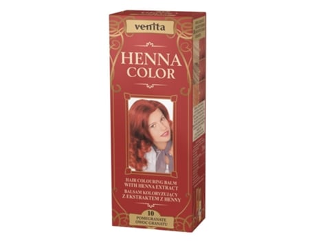 Henna Balm coloração cor extrato de henna 10 Fruit romã 75ml