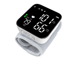 Monitor de Pressão Arterial Pulso Profissional, com Visor Digital Led Tela Cheia e Detecção Batimentos Cardí Acos Irregulares. GOKOCO