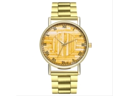 Reloj De Pareja Vintage Con Números Romanos Acero Cuartzo Para Hombre Y Mujer