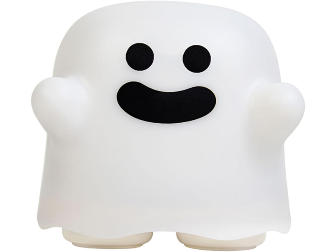 Luminária Noturna Fantasma Recarregável Via Usb Com Brilho Ajustável,