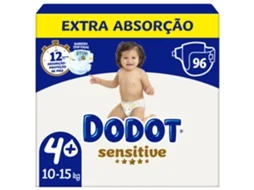 Fraldas Sensitive Extra 10-15kg T4+ DODOT emb. 96 un