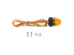 Mali luz de Polícia Simulada Ultra Brilhante Led para Carro Rc 1:10 Ambulância Bombeiro Amarelo 13x17mm