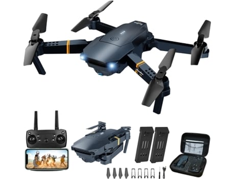 Drone Profissional Fpv Com Câmera 1080p E Autonomia De 15 Minutos Na Cor Preta Paprika Shop